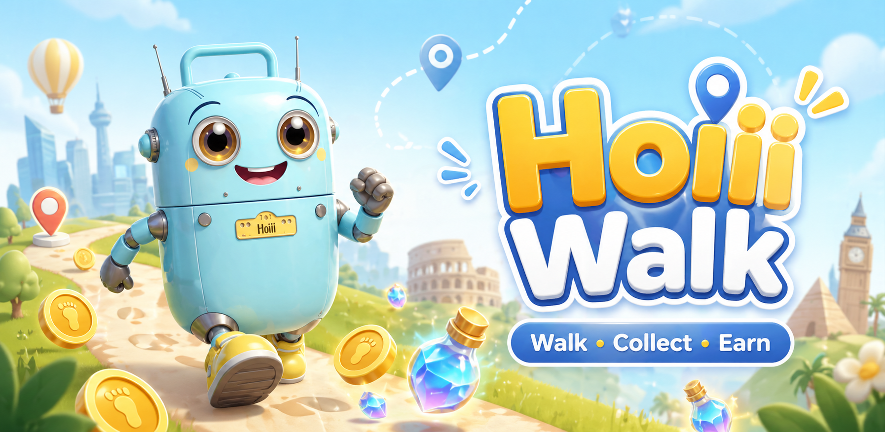 Hoiii Walk app feature